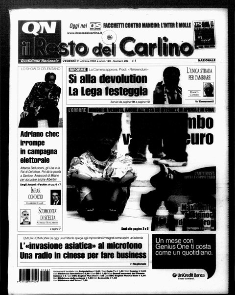 Il Resto del Carlino : giornale dell'Emilia